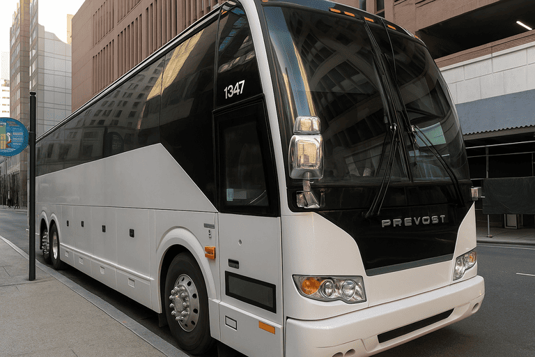 a Charter Bus Rental Redondo Beach coach bus